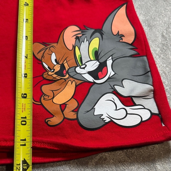 Tom and Jerry Women's Red Athletic Shorts - Picture 6 of 6